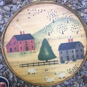 Primitive Art - Country Style Storage Box